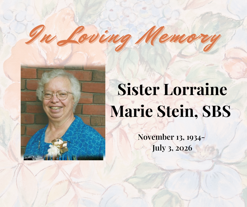 Sister Lorraine Marie Stein, SBS